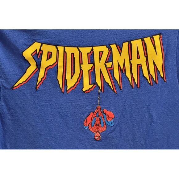 Marvel Other - Marvel Blue spider-man shirt size Mens medium. 100% cotton. Short Sleeves
